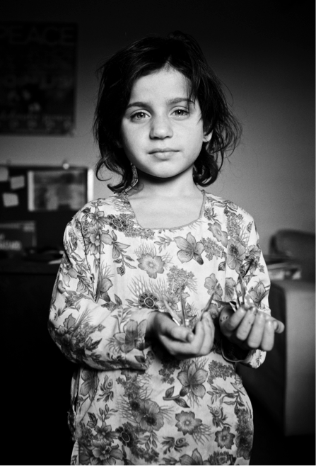 Naima, irmã de Nabila, que foi ferida em outubro de 2012 em um ataque de drones,